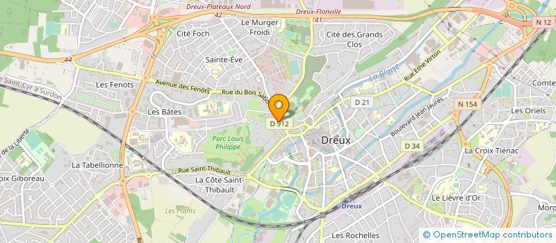 localisation de l'entreprise LADY FEIST à DREUX