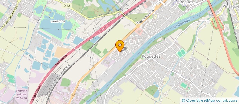 localisation de l'entreprise LADY FUTSAL ACADEMY  ROQUES