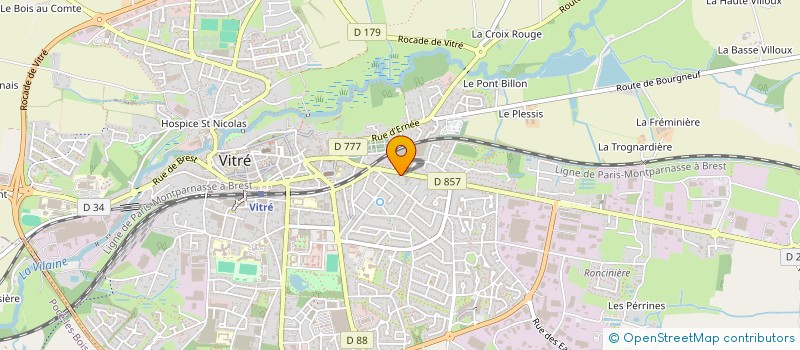 localisation de l'entreprise LADY G  VITRE