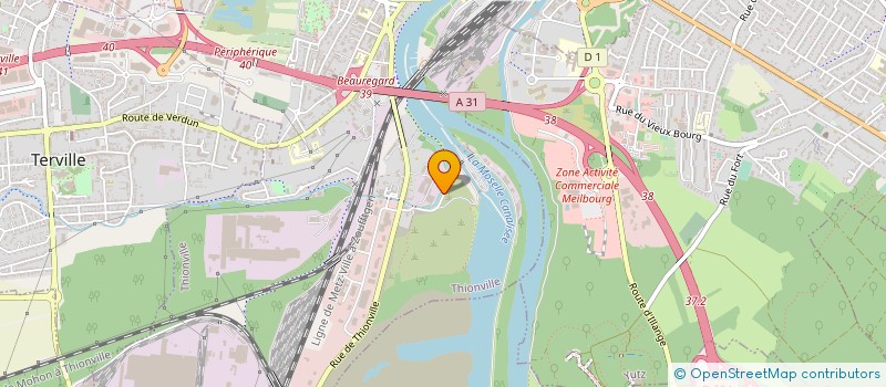 localisation de l'entreprise LADY GATEAUX  THIONVILLE