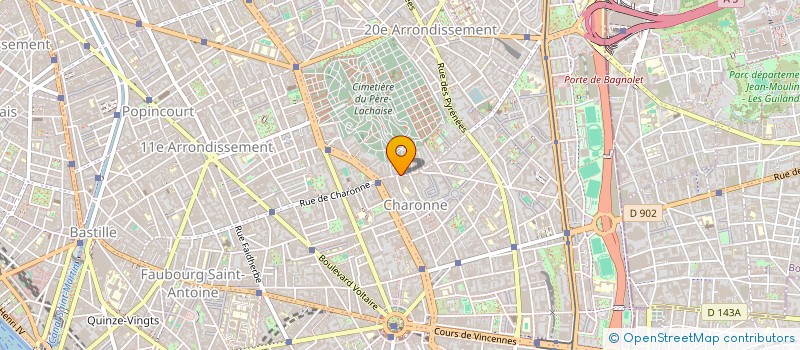 localisation de l'entreprise LADY HOME  PARIS