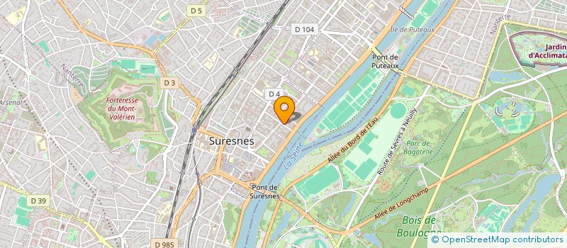 localisation de l'entreprise LADY IN RAID à SURESNES