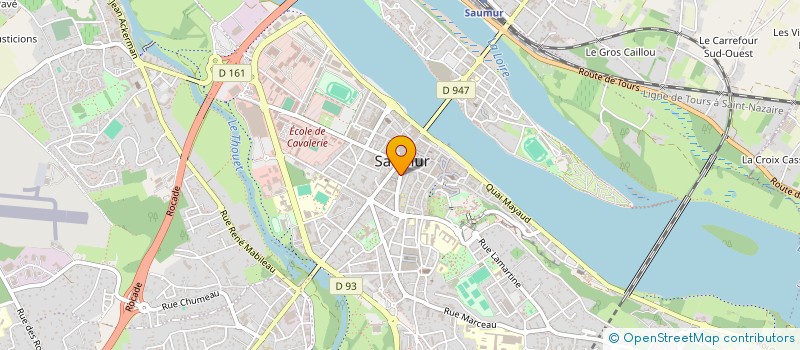 localisation de l'entreprise LADY INVEST  SAUMUR