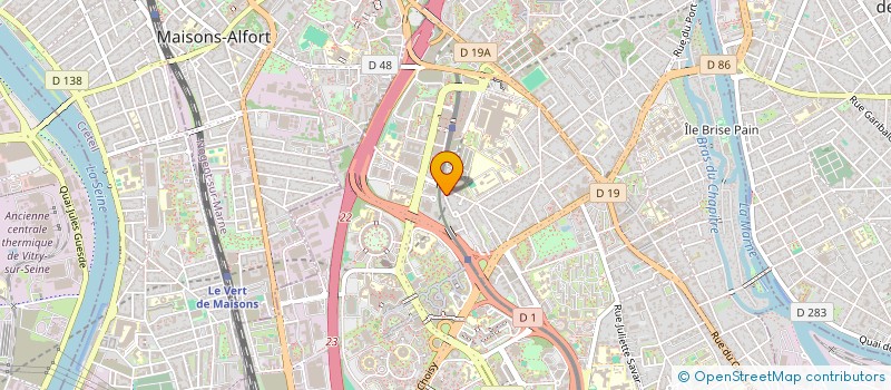 localisation de l'entreprise LADY INVEST à CRETEIL