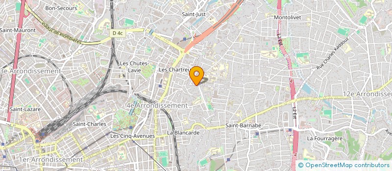 localisation de l'entreprise LADY J à MARSEILLE