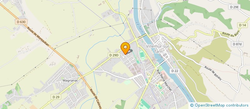 localisation de l'entreprise LADY LACE  VILLEMUR-SUR-TARN