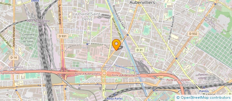 localisation de l'entreprise LADY LOL à AUBERVILLIERS