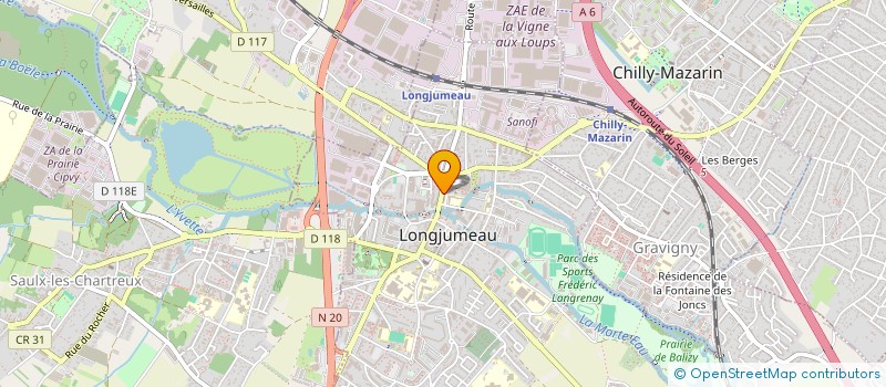 localisation de l'entreprise LADY LOVE à LONGJUMEAU