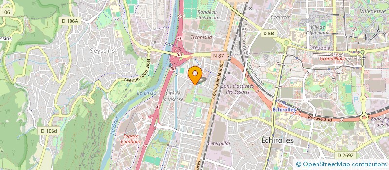 localisation de l'entreprise LADY LUCIE & CO  ECHIROLLES