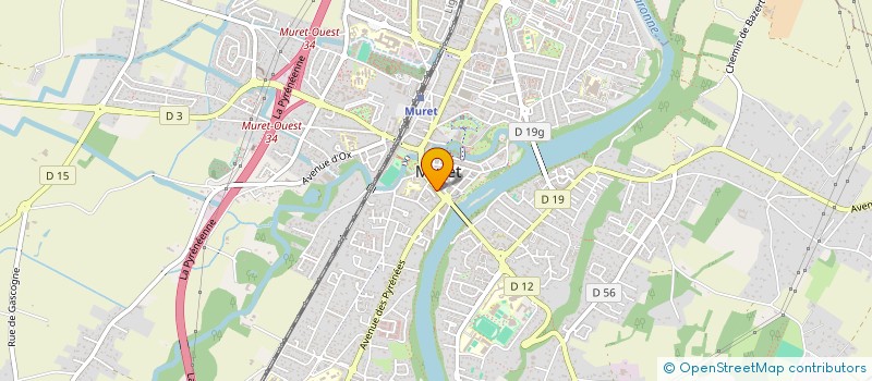 localisation de l'entreprise LADY'M  MURET