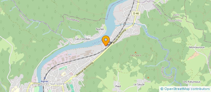 localisation de l'entreprise LADY MUSIC STUDIO  AUREC-SUR-LOIRE