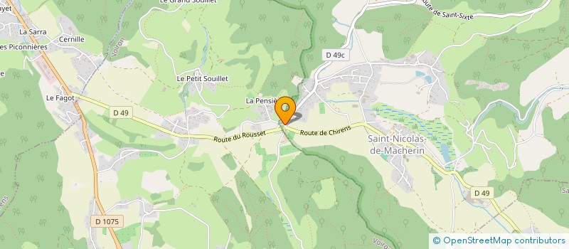 localisation de l'entreprise LADY N MARS  SAINT-NICOLAS-DE-MACHERIN