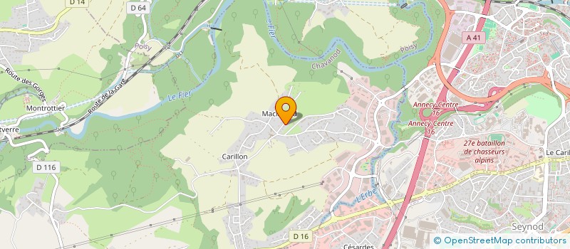 localisation de l'entreprise LADY NESS  CUVAT