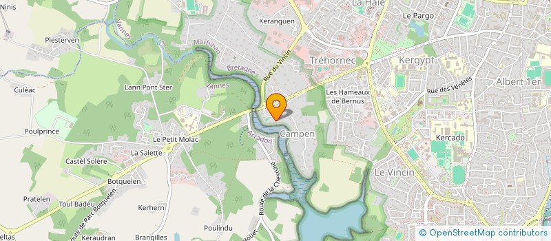 localisation de l'entreprise LADY OF CAMPEN  VANNES