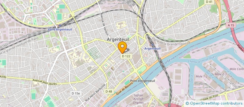 localisation de l'entreprise LADY'S PRESTIGE  ARGENTEUIL