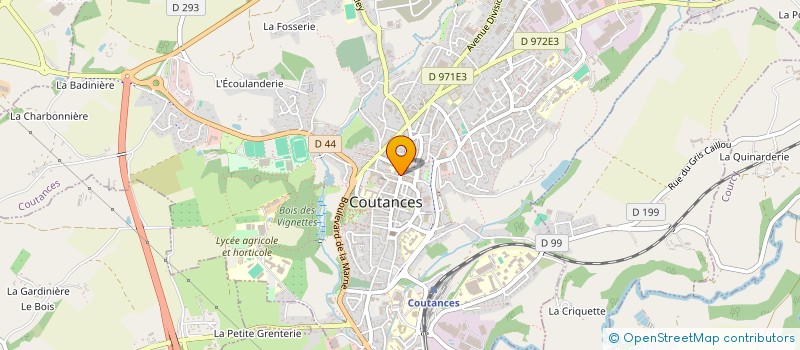 localisation de l'entreprise LADY SNACK  COUTANCES