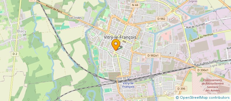 localisation de l'entreprise LADY TIPI à VITRY-LE-FRANCOIS