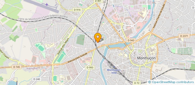 localisation de l'entreprise LADY VAP FRANCE  MONTLUCON