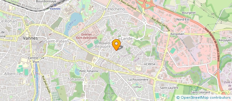 localisation de l'entreprise LADYPANEL à VANNES