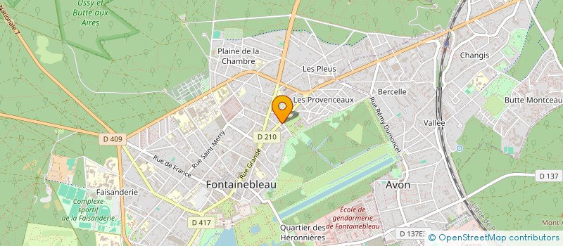 localisation de l'entreprise LADYSPORT à FONTAINEBLEAU