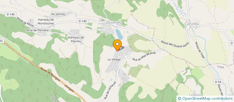 localisation de l'entreprise LAE  DIZIMIEU