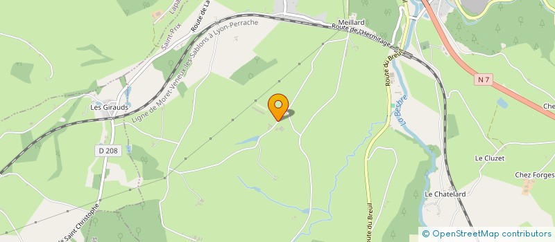 localisation de l'entreprise LAE  SAINT-PRIX