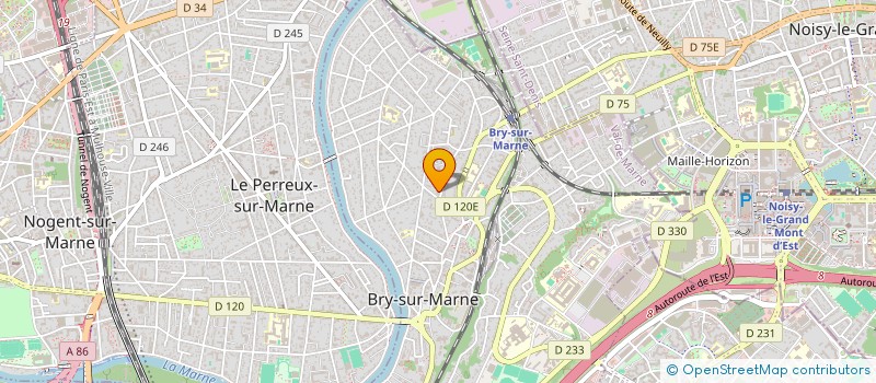 localisation de l'entreprise LAE ARISTIDE BRIAND BRY à BRY-SUR-MARNE