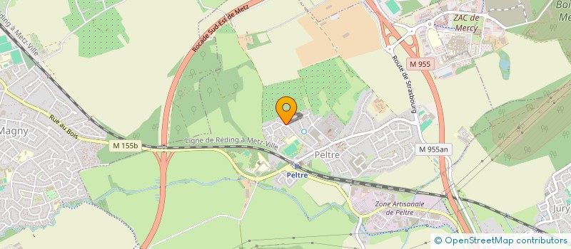 localisation de l'entreprise LAE JULHEM  PELTRE