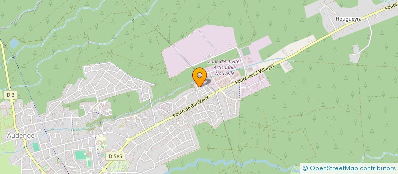 localisation de l'entreprise LAECA  AUDENGE