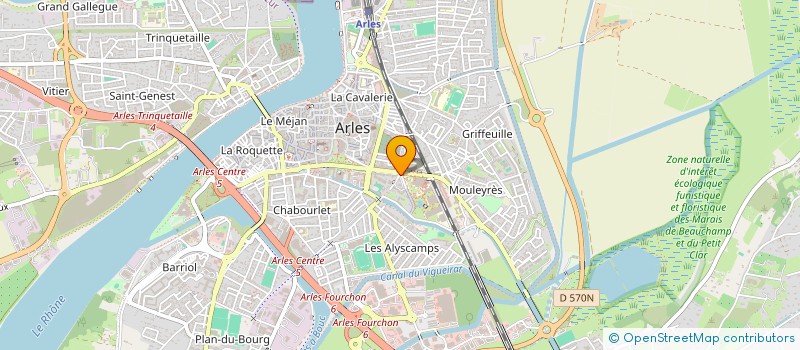 localisation de l'entreprise LAEDAV  ARLES