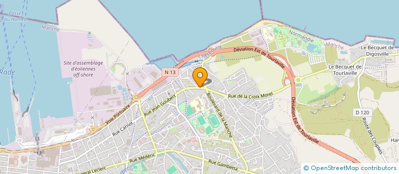 localisation de l'entreprise LAEDIS' à CHERBOURG-EN-COTENTIN