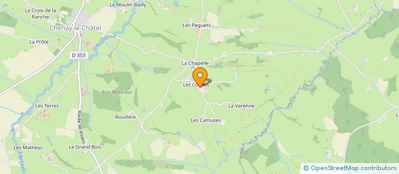 localisation de l'entreprise LAEFAB  CHENAY-LE-CHATEL