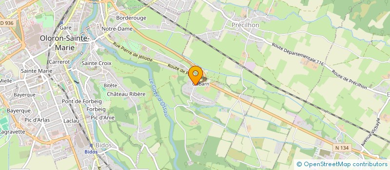 localisation de l'entreprise LAEJOPAULOR  OLORON-SAINTE-MARIE