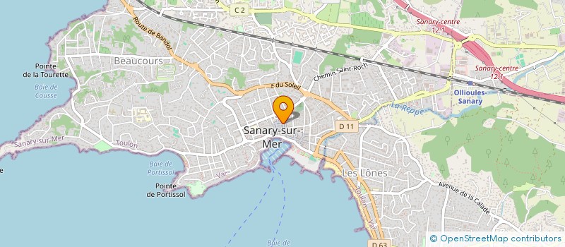 localisation de l'entreprise LAEKEN à SANARY-SUR-MER