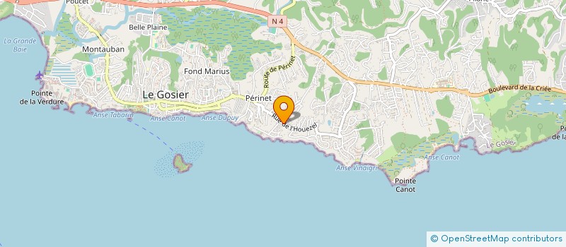 localisation de l'entreprise LAEKOPAC à LE GOSIER