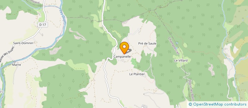 localisation de l'entreprise LAEL  CHAMPTERCIER