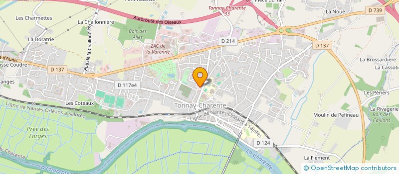 localisation de l'entreprise LAELA CONSULTING  TONNAY-CHARENTE