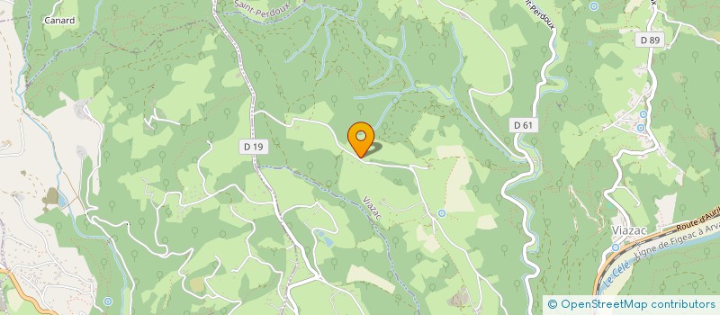 localisation de l'entreprise LAELAVIE  VIAZAC