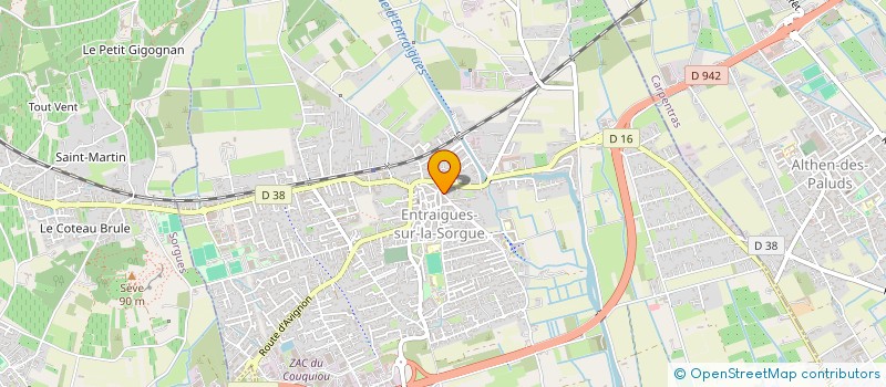 localisation de l'entreprise LAELIA  ENTRAIGUES SUR LA SORGUE