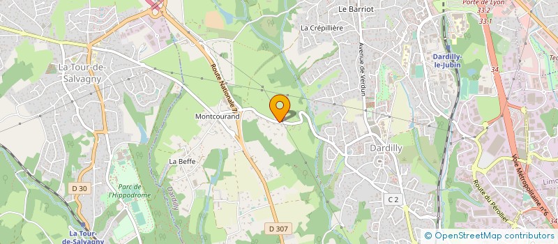 localisation de l'entreprise LAEMJ à DARDILLY