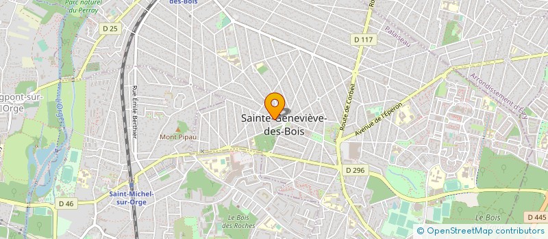 localisation de l'entreprise LAEMMEL GEORGES ACHARD FRANCOIS  SAINTE-GENEVIEVE-DES-BOIS