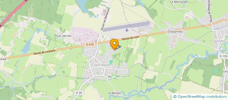 localisation de l'entreprise LAEN  COURLAOUX