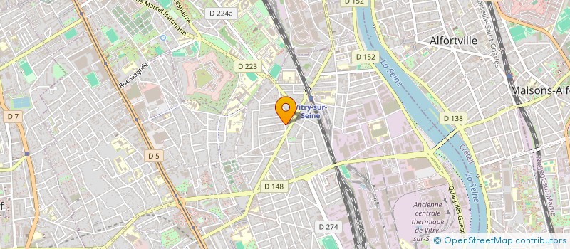 localisation de l'entreprise LAENCIT à VITRY-SUR-SEINE