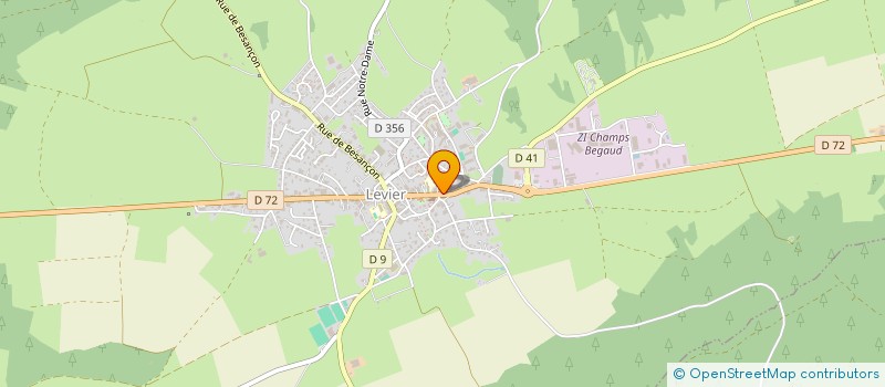 localisation de l'entreprise LAENI  LEVIER