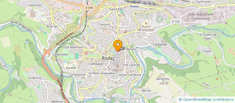 localisation de l'entreprise LAENI CONSEILS  RODEZ