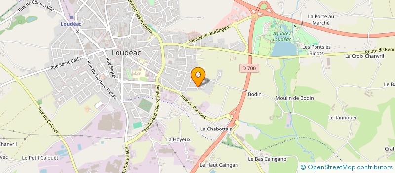 localisation de l'entreprise LAENIC IMMO à LOUDEAC