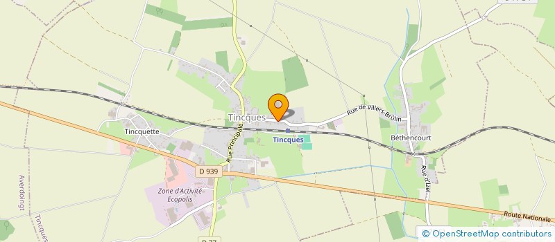 localisation de l'entreprise LAENNEC à TINCQUES