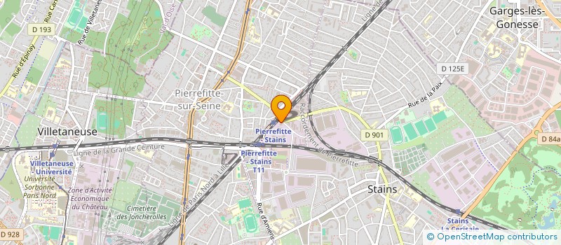 localisation de l'entreprise LAENNEC à PIERREFITTE-SUR-SEINE