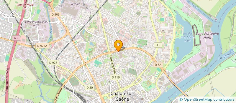 localisation de l'entreprise LAENNEC à CHALON-SUR-SAONE