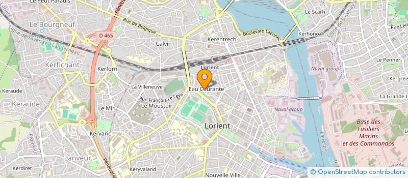 localisation de l'entreprise LAENNEC 8  LORIENT